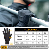 Fahrradhandschuhe Herren Damen – Winddichte Touchscreen Radsporthandschuhe