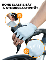 Fahrradhandschuhe Sommer Fingerlos – Rutschfest, atmungsaktiv & dämpfend