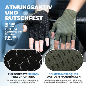 sommer fahrradhandschuhe test Fahrradhandschuhe Sommer, rutschfest und Atmungsaktiv – ROCKBROS-DE