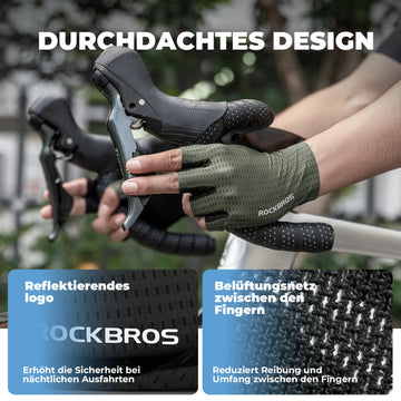 fahrradhandschuhe test sommer Fahrradhandschuhe Sommer, rutschfest und Atmungsaktiv – ROCKBROS-DE