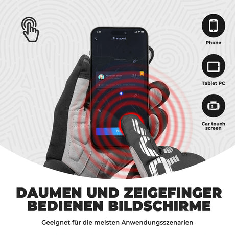 Fahrradhandschuhe Winter – Thinsulate Warm & Touchscreen