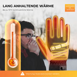 Fahrradhandschuhe mit USB-Heizung – Reflektierend, Stoßdämpfend & Touchfunktion