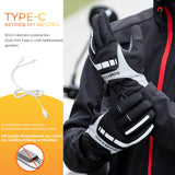 Fahrradhandschuhe mit USB-Heizung – Reflektierend, Stoßdämpfend & Touchfunktion