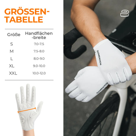 Fahrradhandschuhe – Radhandschuhe mit Touchscreen an allen Fingern