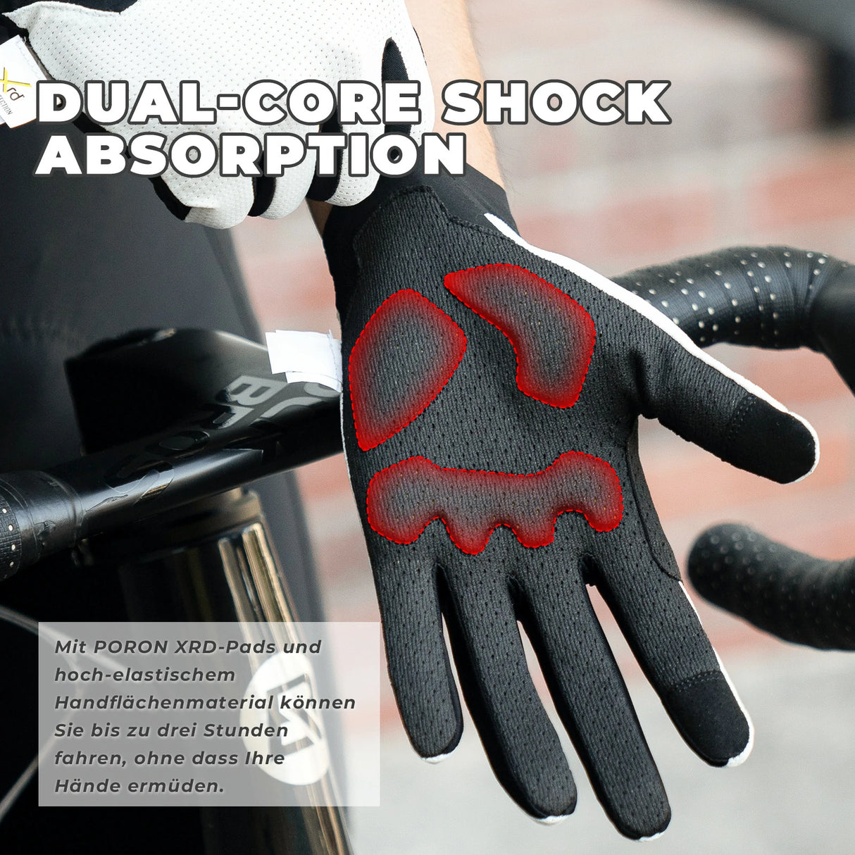 Fahrradhandschuhe – Stoßdämpfend, atmungsaktiv & Touchscreen‑kompatibel