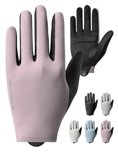 ROCKBROS Fahrradhandschuhe – Rutschfest & stoßabsorbierend, mit SBR‑Polster