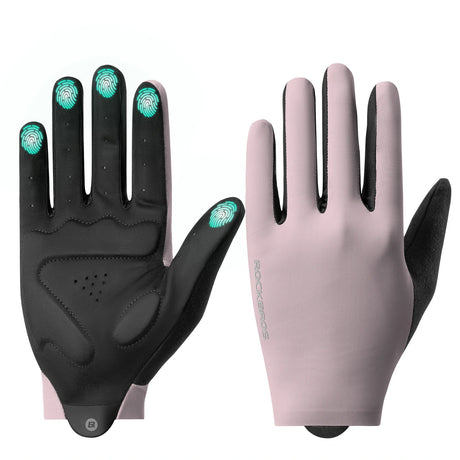 ROCKBROS Fahrradhandschuhe – Rutschfest & stoßabsorbierend, mit SBR‑Polster