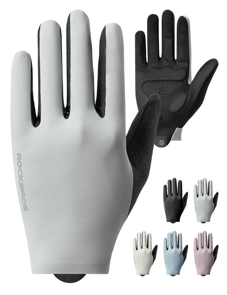 ROCKBROS Fahrradhandschuhe – Rutschfest & stoßabsorbierend, mit SBR‑Polster