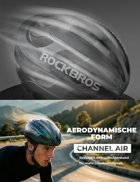 Fahrradhelm 58-62cm – Leichtgewicht 240g & Antibakteriell