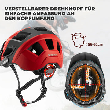 fahrradhelm 62 Fahrradhelm Einheitsgröße 56-62 cm – ROCKBROS-DE