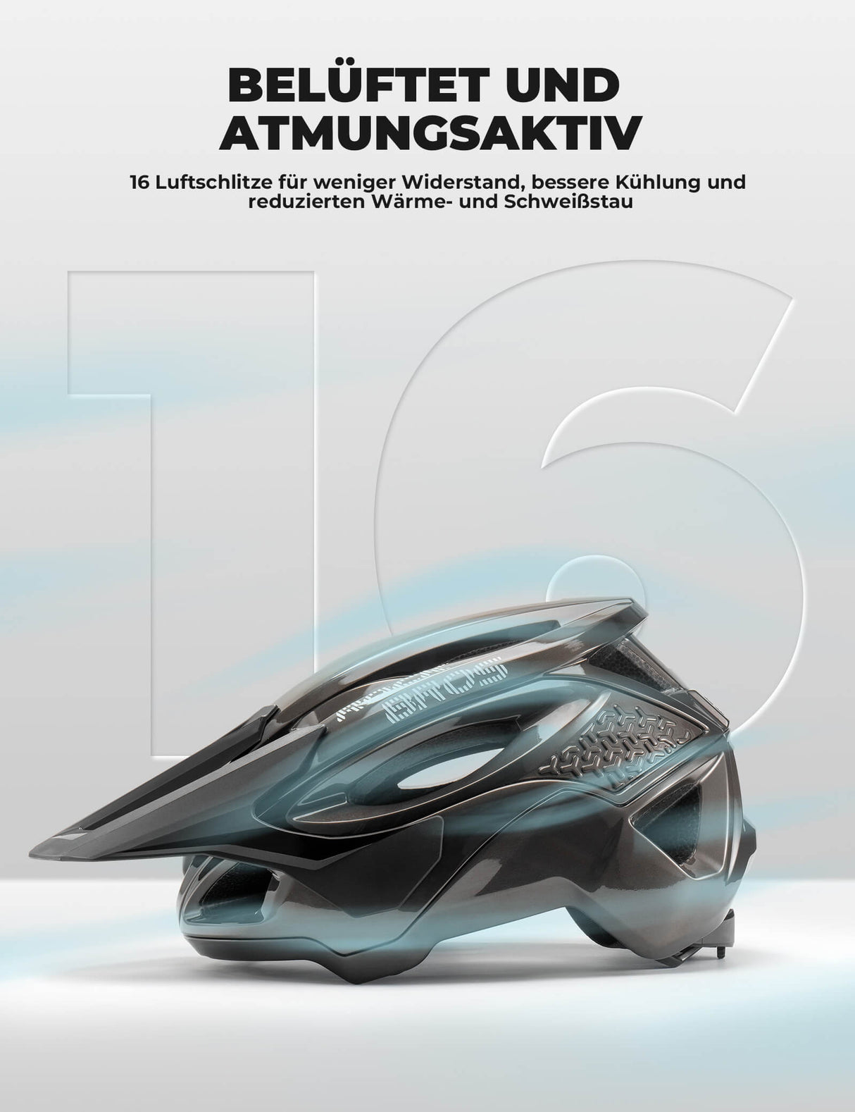 Fahrradhelm mit Belüftungssystem – Verstellbar & Leicht