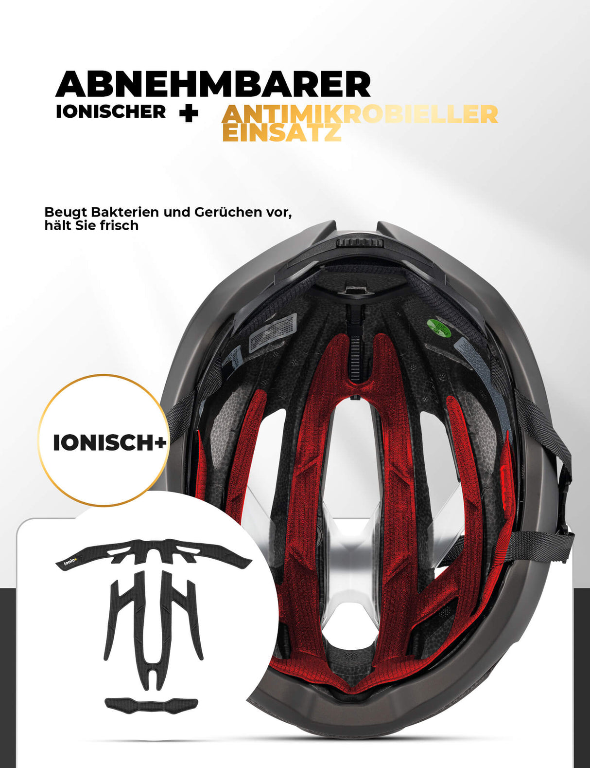 Fahrradhelm mit Verstärkungsrahmen 58-62cm