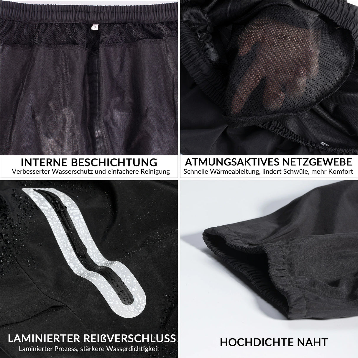 Herren Fahrrad‑Regenhose – Wasserdicht & Outdoor‑tauglich