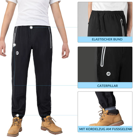 Herren Fahrrad‑Regenhose – Wasserdicht & Outdoor‑tauglich