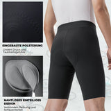 ROCKBROS Fahrradhose Kurz Gepolstert Herren – Nahtlos, atmungsaktiv & rutschfest