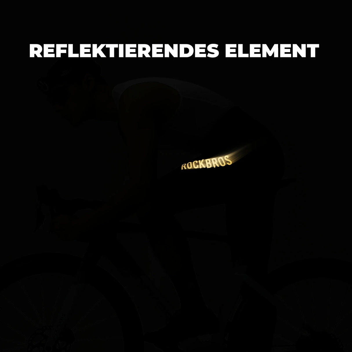 ROCKBROS Fahrradhose Kurz Gepolstert Herren – Nahtlos, atmungsaktiv & rutschfest