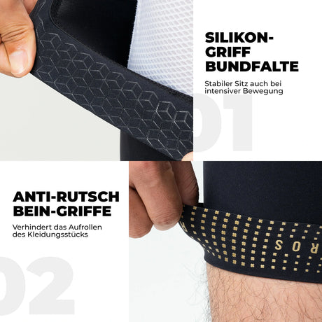 Fahrradhose Kurz Herren – Gepolsterter 3D‑Schnitt