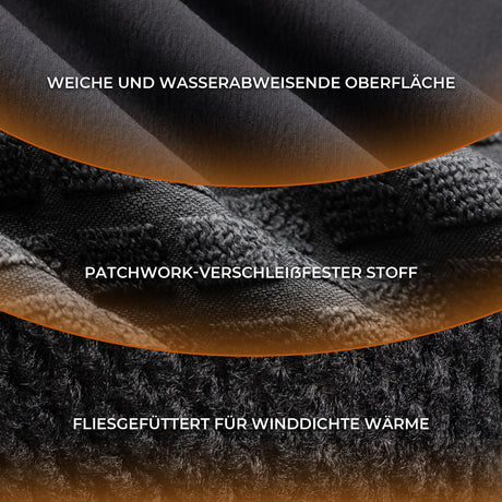 Fahrradjacke Herren Warm – Winddicht, Wasserabweisend & Reflektierend mit Fleece