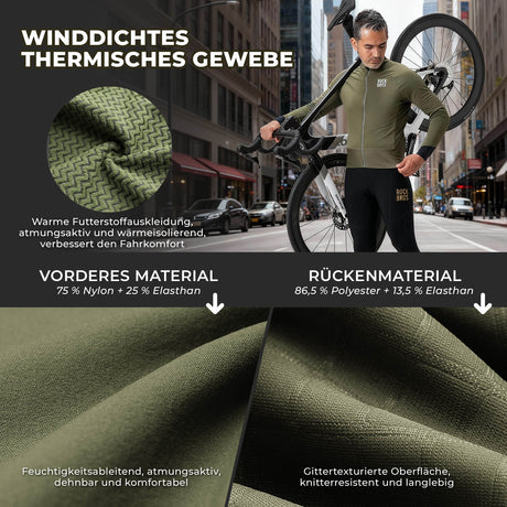 Fahrradjacke mit Reflexelementen – Atmungsaktiv & Praktisch