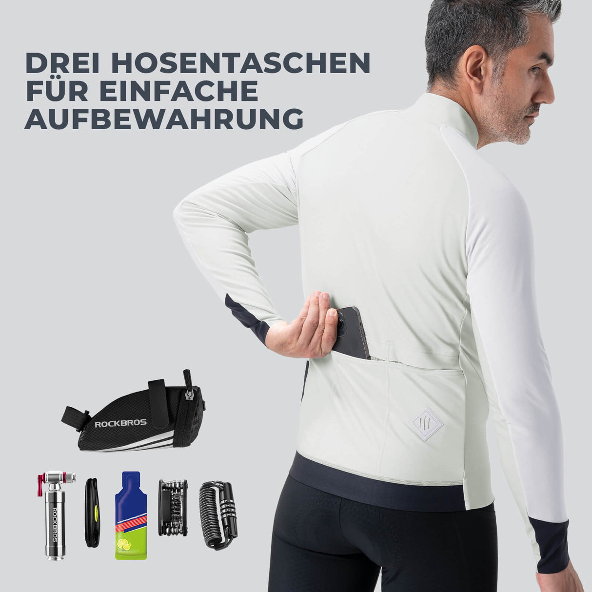 Fahrradjacke mit Reflexelementen – Atmungsaktiv & Praktisch