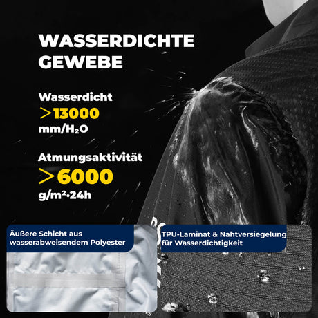 Fahrradjacke wasserdicht atmungsaktiv – Winddicht & Reflektierend Herren