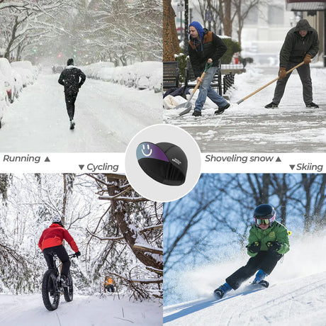 Fahrradkappe Winter – Warme Mütze für Radsport & Outdoor, Unisex, unter Helm