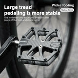 Fahrradpedale aus Carbon Ultralight und rutschfest mit 3 Abgedichtete