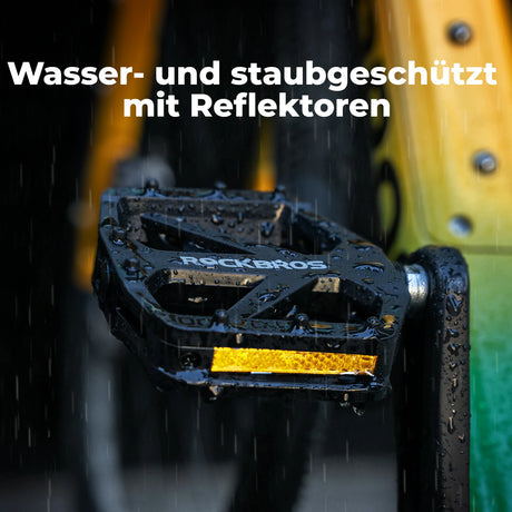 Fahrradpedale – Nylon‑Plattformpedale mit Reflektoren