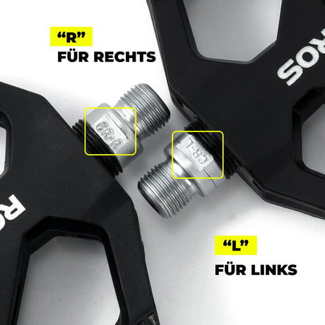 Fahrradpedale – Nylon‑Plattformpedale mit Reflektoren