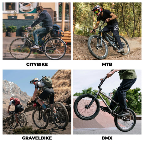 Fahrradpedale – Nylon‑Plattformpedale mit Reflektoren