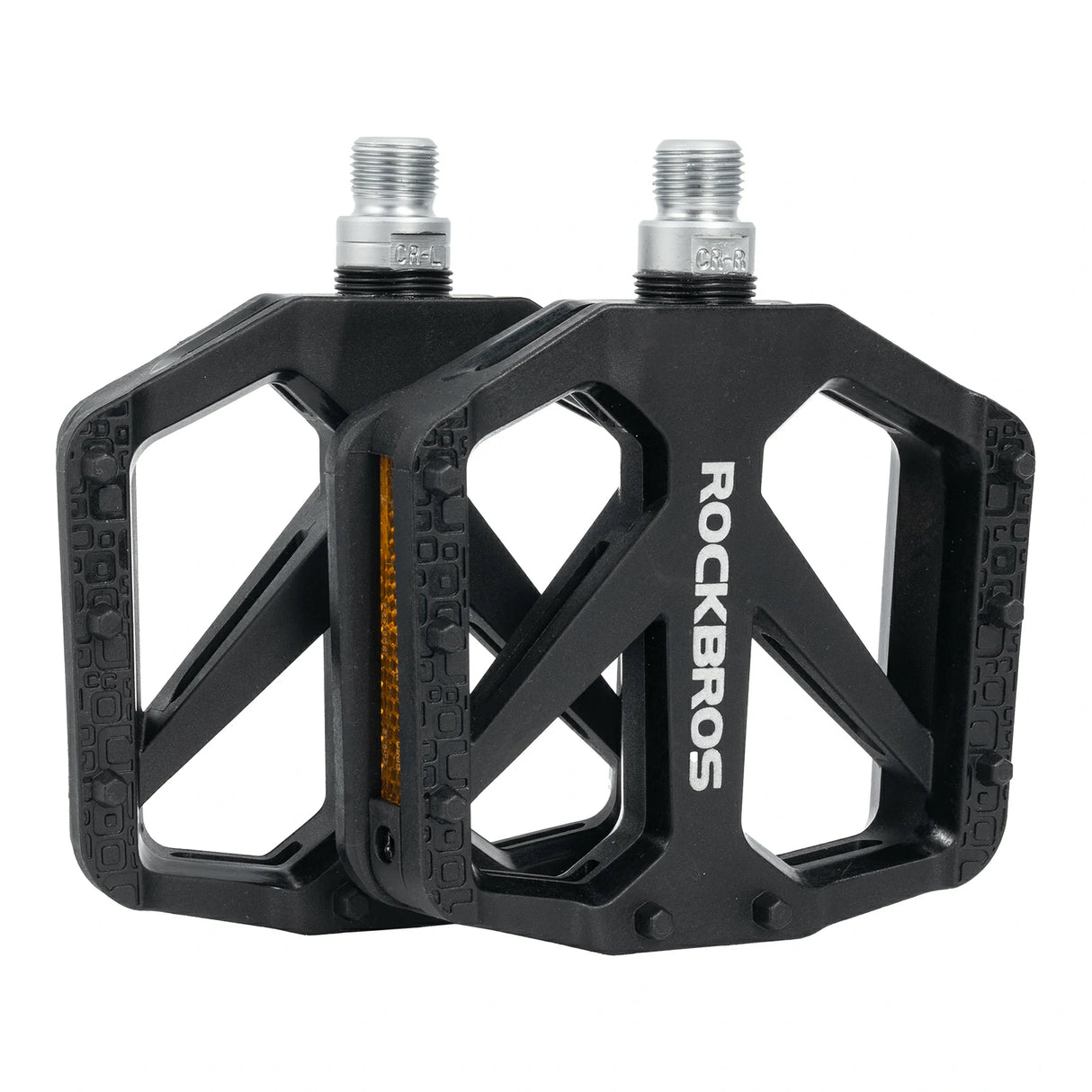 Fahrradpedale – Nylon‑Plattformpedale mit Reflektoren