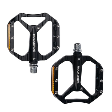 fahrrad pedale kugellager Non-slip Bicycle Pedals – Aluminum Platform Pedals with Reflectors, Se –  ROCKBROS-DE