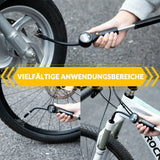 Fahrradpumpe Hochdruck – 320 PSI, presta/schrader, elektronische Druckanzeige