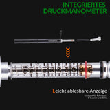 Fahrrad-Minipumpe – Tragbar & Hochdruck (160 PSI) mit Manometer