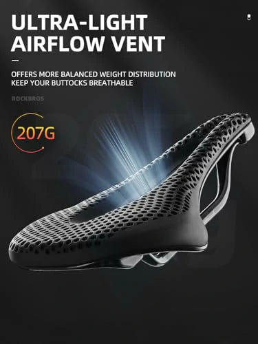 Fahrradsattel – 3D‑gedruckt, bequem & ultraleicht