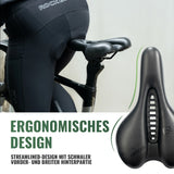 Fahrradsattel für Herren & Damen – Druckentlastend, ergonomisch mit Aussparung