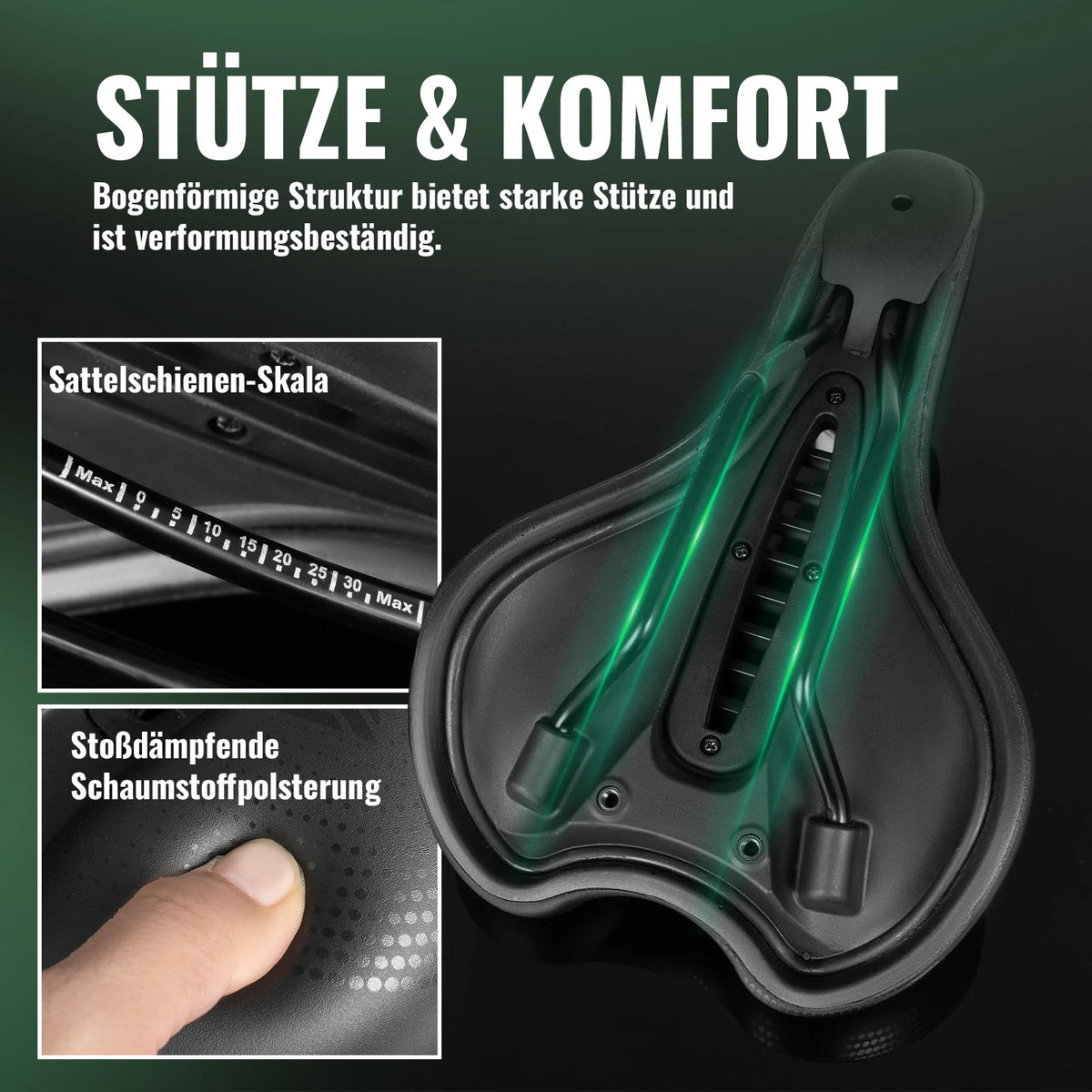 fahrradsattel 20 Druckentlastend Ergonomisch mit Aussparung – ROCKBROS-DE Collection_SanValentin Christstollen kann Monate halten Option:Mit Helm