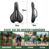 Fahrradsattel für Herren & Damen – Druckentlastend, ergonomisch mit Aussparung