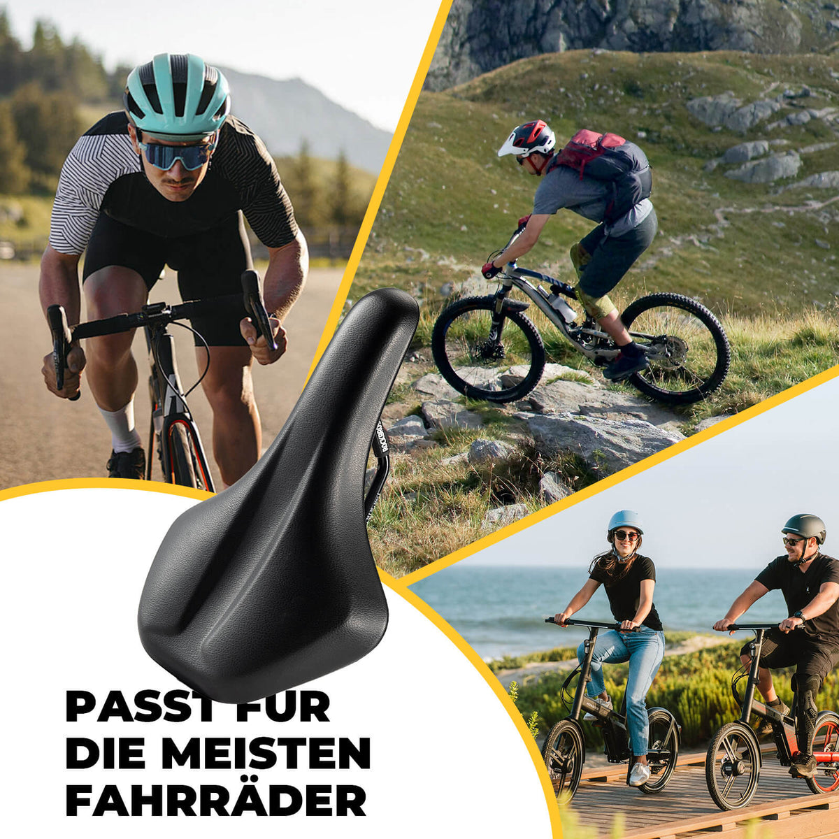 Ergonomic, Comfortable, Breathable Bicycle Saddle – ROCKBROS-DE