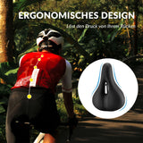 Fahrradsattel mit 5 cm Memory‑Foam – Atmungsaktiv, wasserdicht & 3 Typen