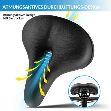 wie lange hält ein fahrradsattel Fahrradsattel Fahrradsitz 5cm Memory Foam Atmungsaktiv Wasserdicht 3 T – ROCKBROS-DE