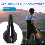 Fahrradsattel mit 5 cm Memory‑Foam – Atmungsaktiv, wasserdicht & 3 Typen