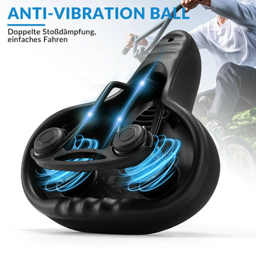 fahrradsattel ball Fahrradsattel Fahrradsitz 5cm Memory Foam Atmungsaktiv Wasserdicht 3 T – ROCKBROS-DE
