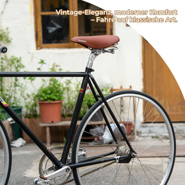 vintage citybike herren Fahrradsattel Retro Vintage Citybike Sitz mit Federung – ROCKBROS-DE