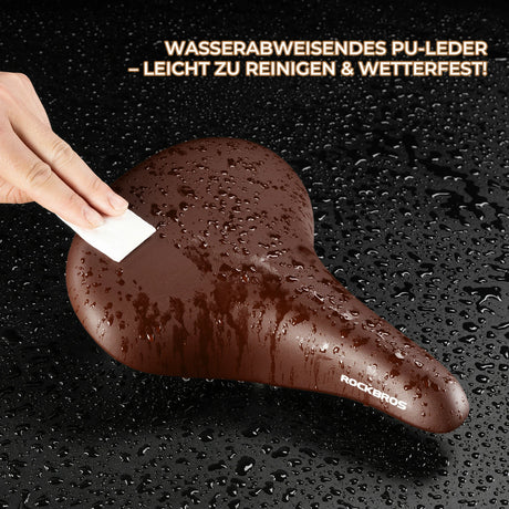 Fahrradsattel Retro Vintage – Für Citybike mit Federung