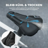 Fahrradsattel-Überzug – Ergonomischer Sattelbezug mit Memory-Foam & 3D-geformter Polsterung