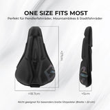 Fahrradsattel-Überzug – Ergonomischer Sattelbezug mit Memory-Foam & 3D-geformter Polsterung