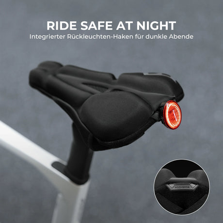 Fahrradsattel-Überzug – Ergonomischer Sattelbezug mit Memory-Foam & 3D-geformter Polsterung