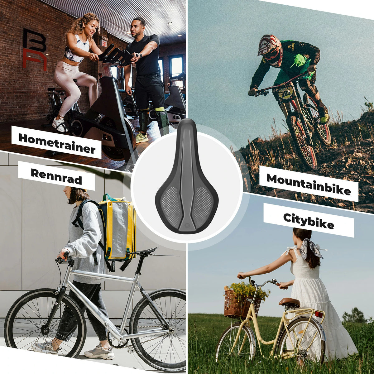 Fahrradsattel Wasserdichter und Bequemer B824