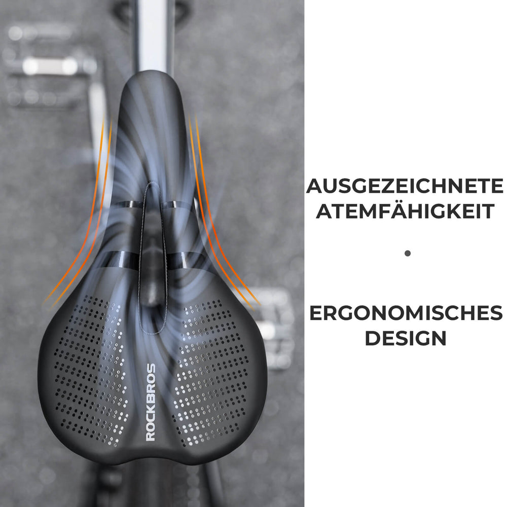 Fahrradsattel Bequem Memory Foam für Rennrad MTB